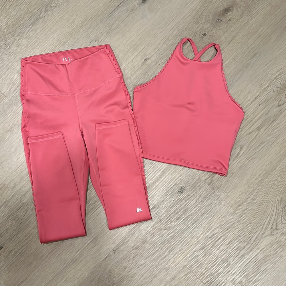 IVL pink mini scallop set